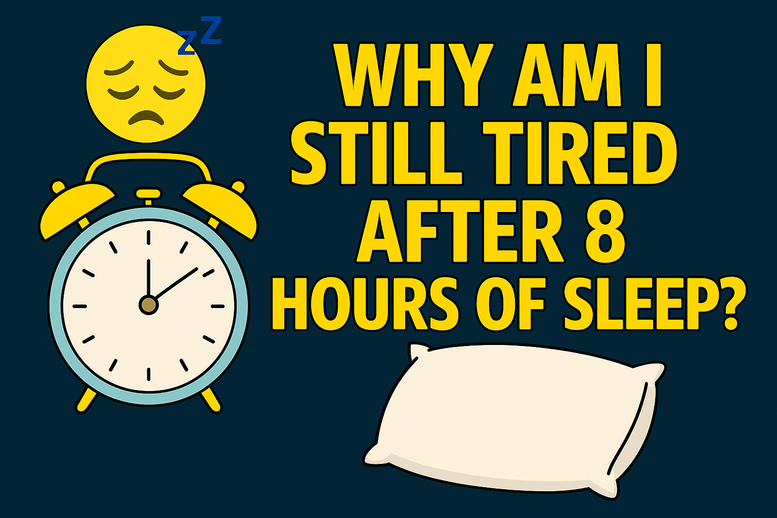 😴 Why Am I Still Tired After 8 Hours of Sleep?