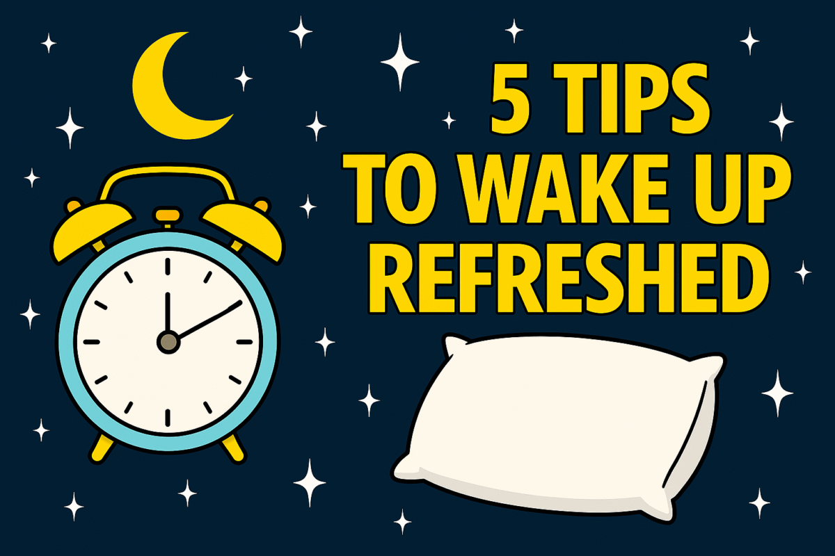 🌌 5 Tips to Wake Up Refreshed